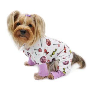 Minky Sweet Candies Dog Jammies SIZE X-SMALL